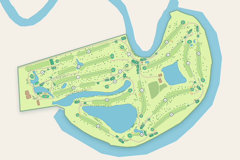 Map of Port Huron Elks Golf Club
